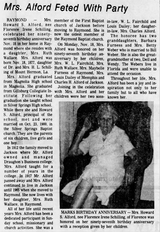 MISSISSIPPI OBITUARIES